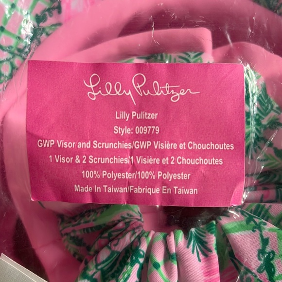 Lily Pulitzer GWP Visor and Scrunchies Set - Picture 15 of 16